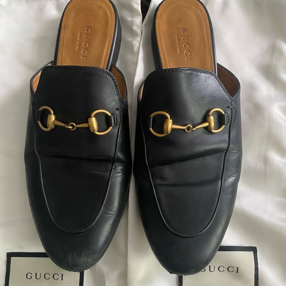 Gucci backless loaf size 37